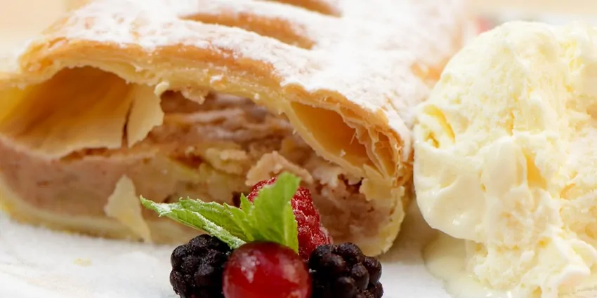 Wiener Apfelstrudel Sterreichische Delikatesse