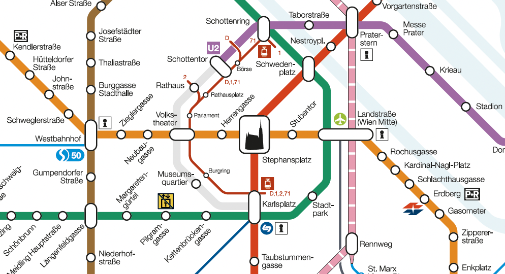 Wiener Linien Netzplan zum Herunterladen